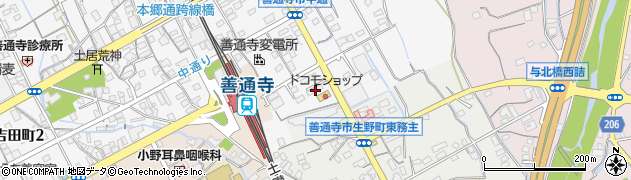 香川県善通寺市上吉田町569周辺の地図