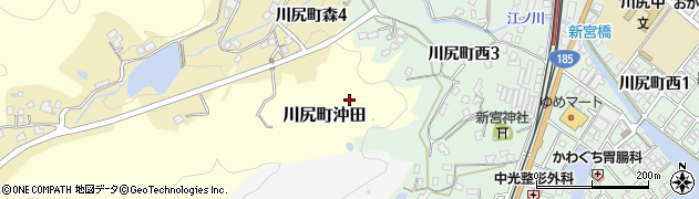 広島県呉市川尻町沖田周辺の地図
