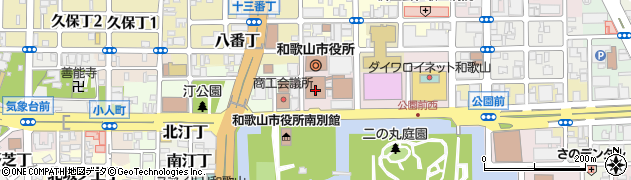 和歌山市役所企業局　下水道部・下水道建設課周辺の地図
