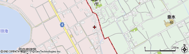 香川県善通寺市与北町264周辺の地図