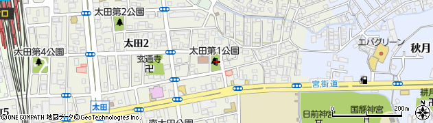 太田第一公園周辺の地図