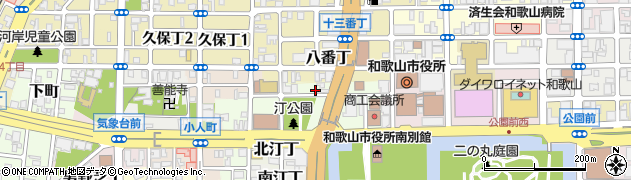 和歌山県和歌山市西汀丁23周辺の地図