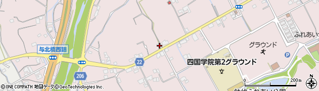 香川県善通寺市与北町2475周辺の地図