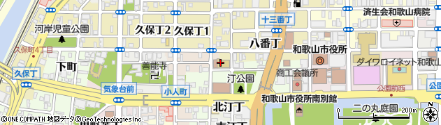 和歌山市役所市民環境局市民部　男女共生推進課周辺の地図
