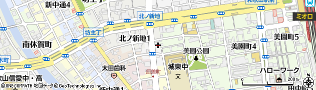 和歌山県和歌山市楠右衛門小路16周辺の地図
