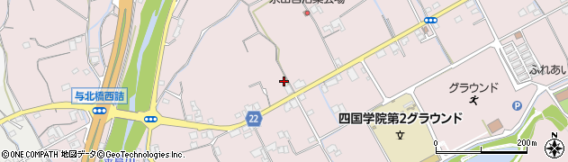 香川県善通寺市与北町2474周辺の地図