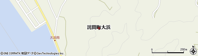 香川県三豊市詫間町大浜周辺の地図