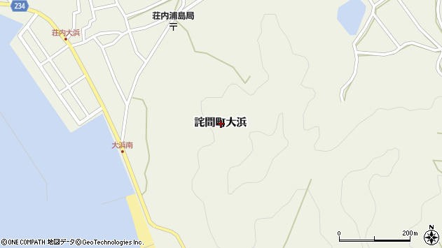 〒769-1104 香川県三豊市詫間町大浜の地図