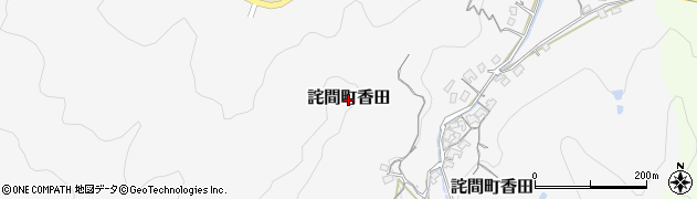 香川県三豊市詫間町香田周辺の地図