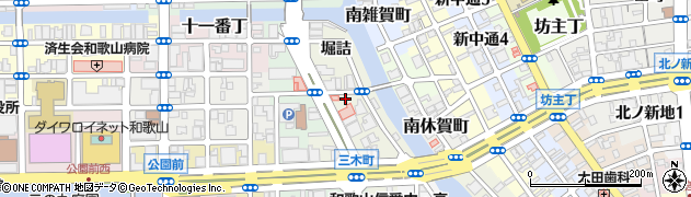 和歌山県和歌山市三木町中ノ丁4周辺の地図