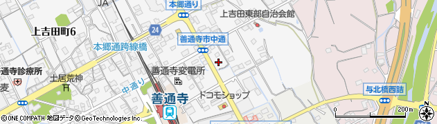 香川県善通寺市上吉田町36周辺の地図