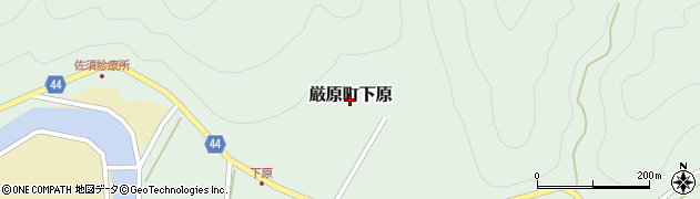 長崎県対馬市厳原町下原周辺の地図