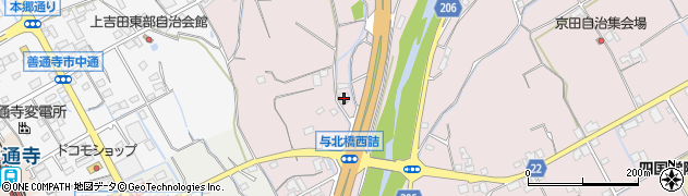 香川県善通寺市与北町2753周辺の地図