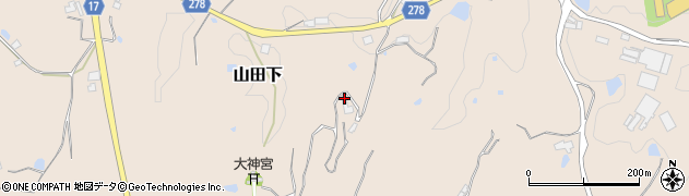 香川県綾歌郡綾川町山田下2498周辺の地図