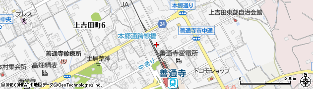 香川県善通寺市上吉田町524周辺の地図