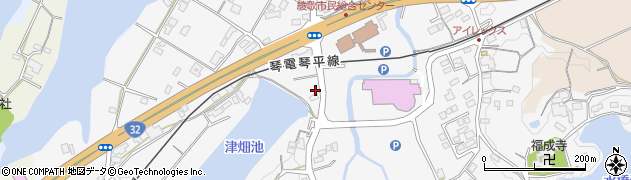 香川県丸亀市綾歌町栗熊西1654周辺の地図