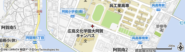 パナピット　呉本店周辺の地図