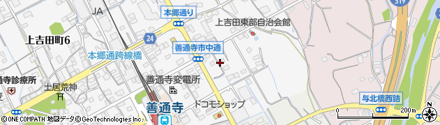 香川県善通寺市上吉田町35周辺の地図
