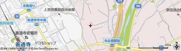香川県善通寺市与北町2784周辺の地図