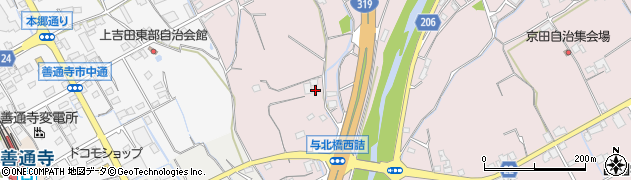香川県善通寺市与北町2746周辺の地図