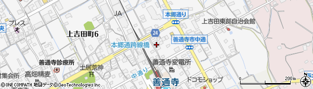 香川県善通寺市上吉田町521周辺の地図
