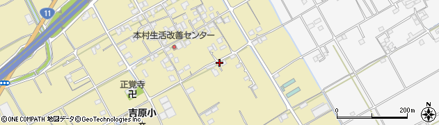 香川県善通寺市吉原町390周辺の地図