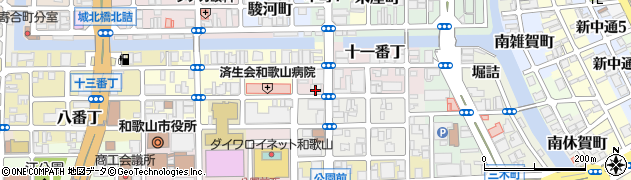 ローソン和歌山十一番丁店周辺の地図