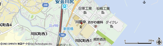 呉市立川尻中学校周辺の地図