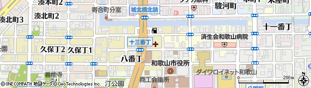 和歌山県和歌山市十三番丁43周辺の地図
