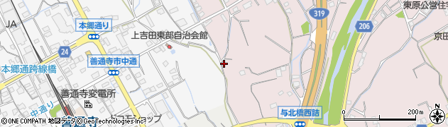 香川県善通寺市与北町2787周辺の地図