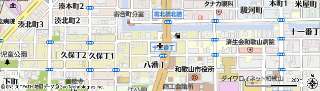 和歌山県和歌山市十三番丁53周辺の地図