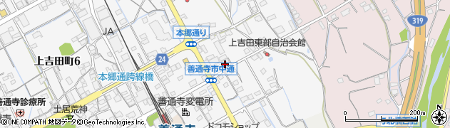 香川県善通寺市上吉田町101周辺の地図