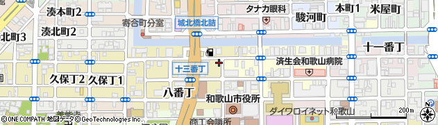 和歌山県和歌山市十三番丁34周辺の地図