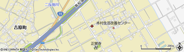 香川県善通寺市吉原町221周辺の地図