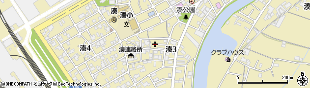 和歌山県和歌山市湊3丁目7周辺の地図