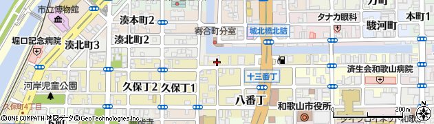 和歌山県和歌山市十三番丁4周辺の地図