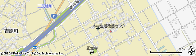 香川県善通寺市吉原町232周辺の地図