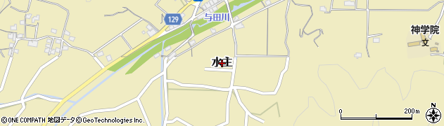 香川県東かがわ市水主周辺の地図