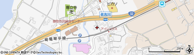 香川県丸亀市綾歌町栗熊西1605周辺の地図