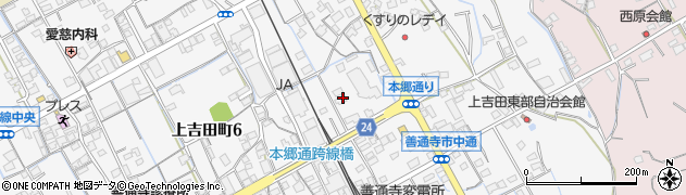 香川県善通寺市上吉田町497周辺の地図