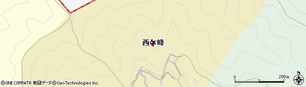 和歌山県高野町（伊都郡）西ケ峰周辺の地図