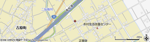 香川県善通寺市吉原町216周辺の地図