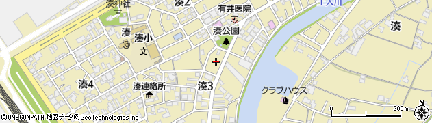 和歌山県和歌山市湊3丁目4周辺の地図