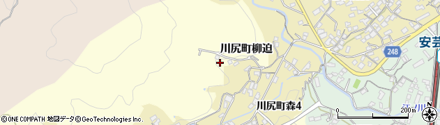 広島県呉市川尻町柳迫周辺の地図