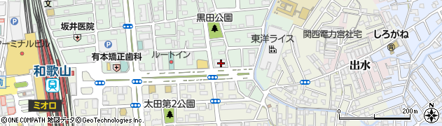 和歌山労働局　職業安定部訓練室周辺の地図
