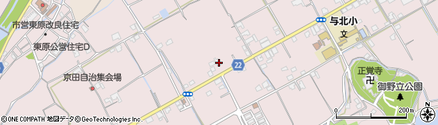 香川県善通寺市与北町2296周辺の地図