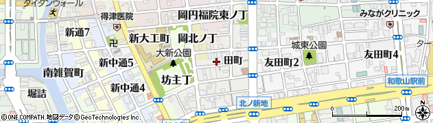 和歌山県和歌山市北ノ新地田町15周辺の地図