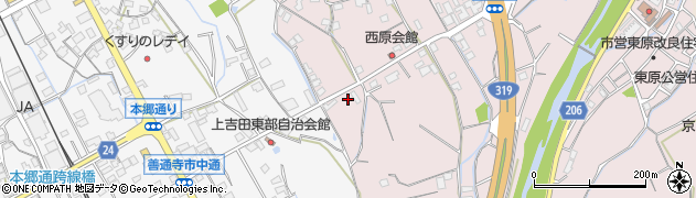 香川県善通寺市与北町2796周辺の地図