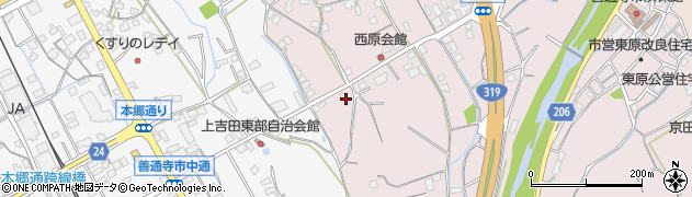 香川県善通寺市与北町2797周辺の地図