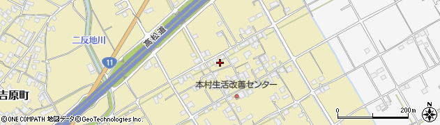 香川県善通寺市吉原町245周辺の地図